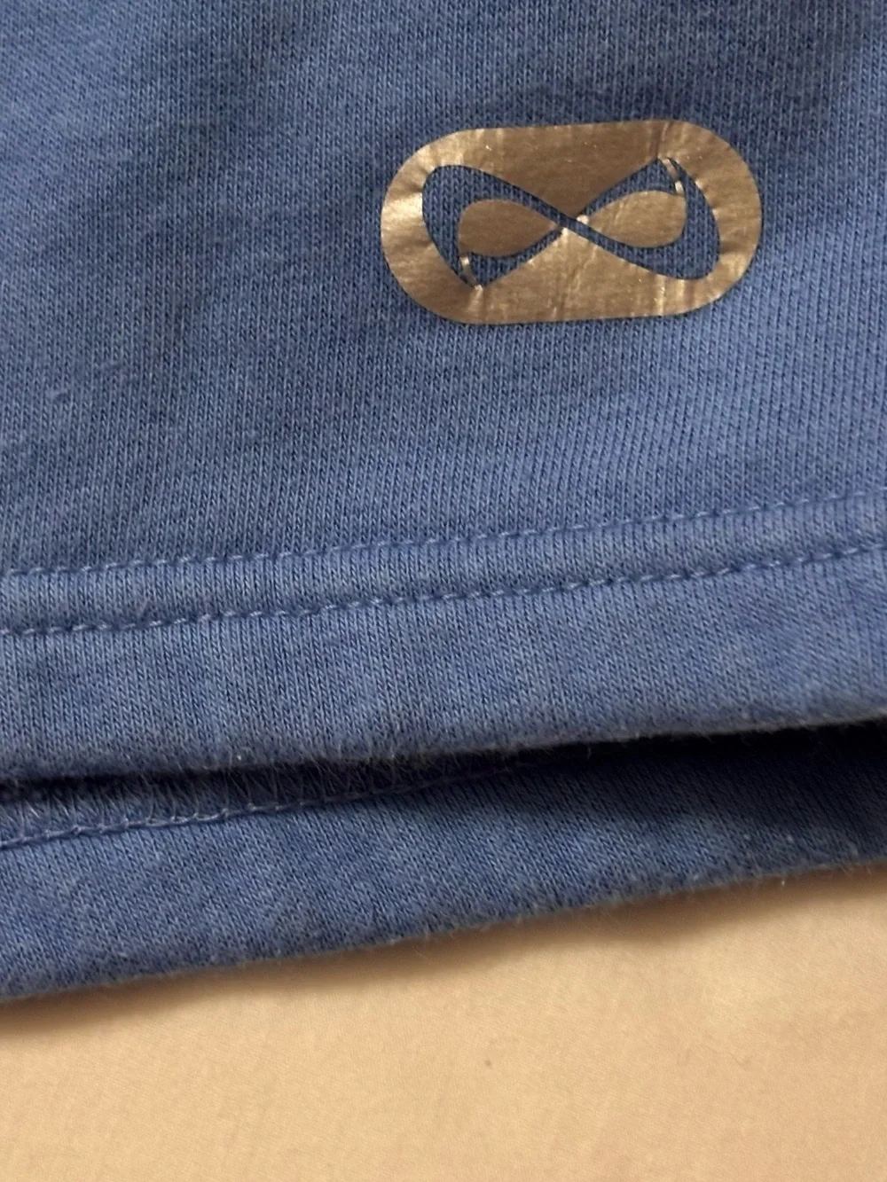 NFINITY Blue Drawstring Athletic Fleece Shorts